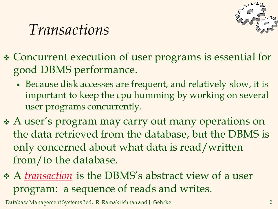 Database Management Systems 3ed, R. Ramakrishnan and J.
