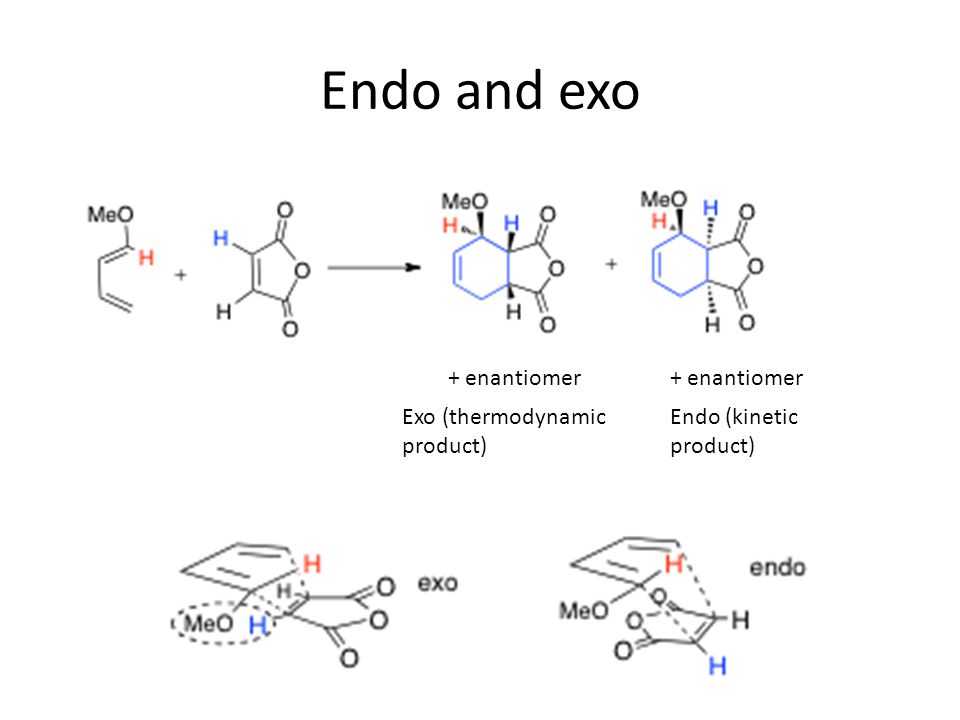 Diels alder endo vs exo