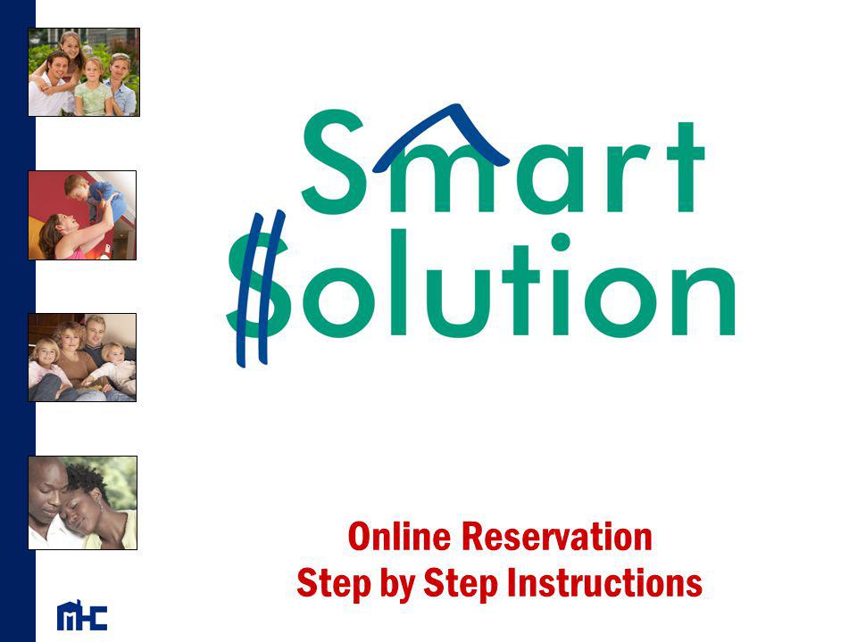 Online Reservation Step by Step Instructions
