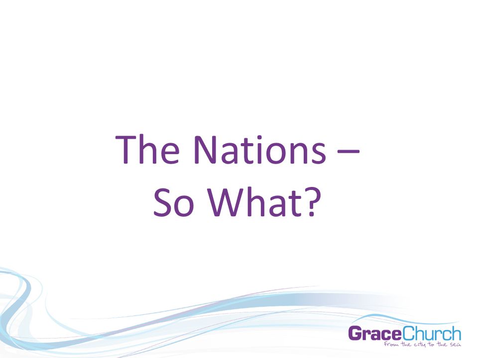 The Nations – So What
