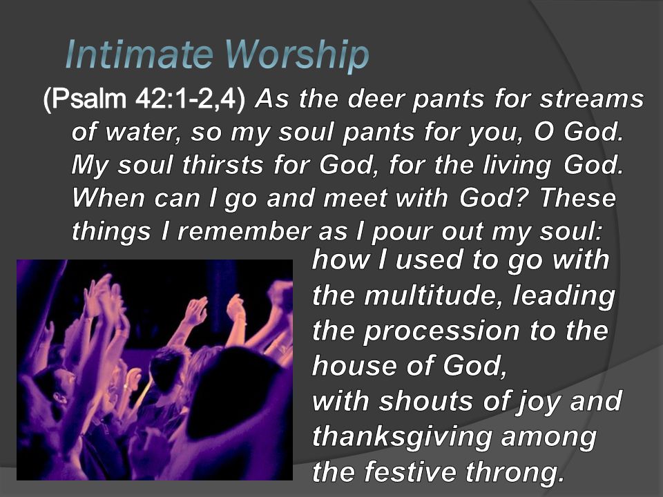 Mature Worship
