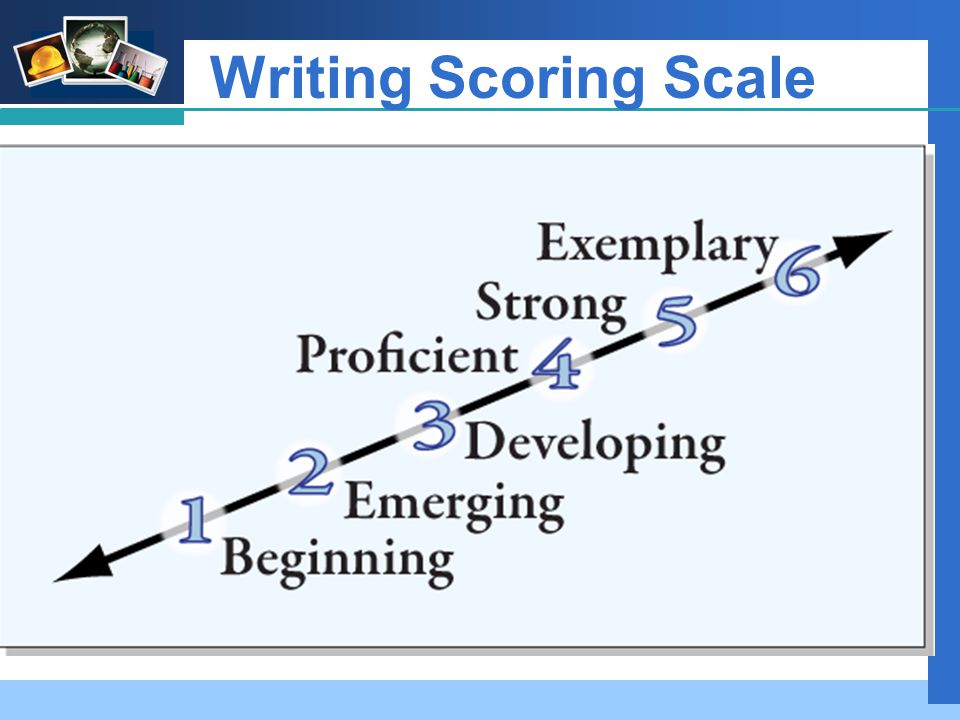 Company LOGO Writing Scoring Scale