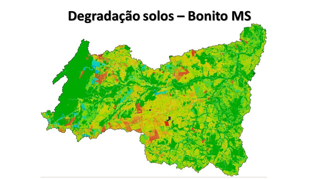 Degradação solos – Bonito MS