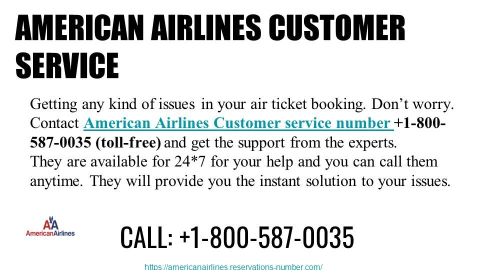 American airlines reservations call ppt download