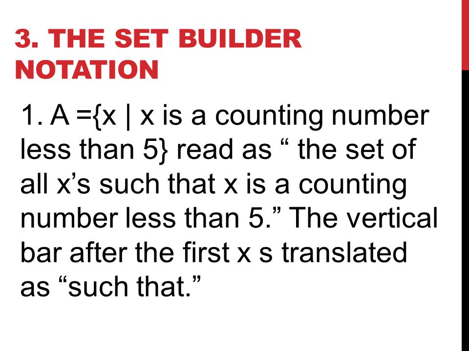 Ways Of Defining A Set Lecture No ) The Roster Notation Or Listing 