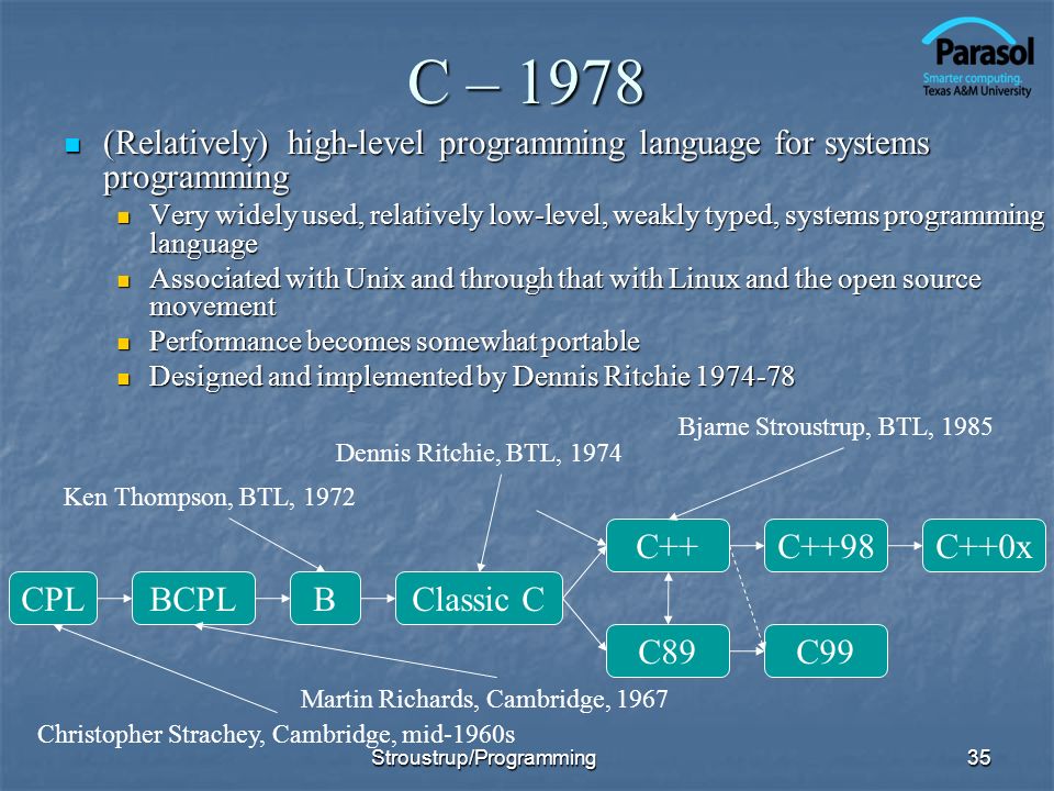 Software ideals and history Bjarne Stroustrup - ppt download