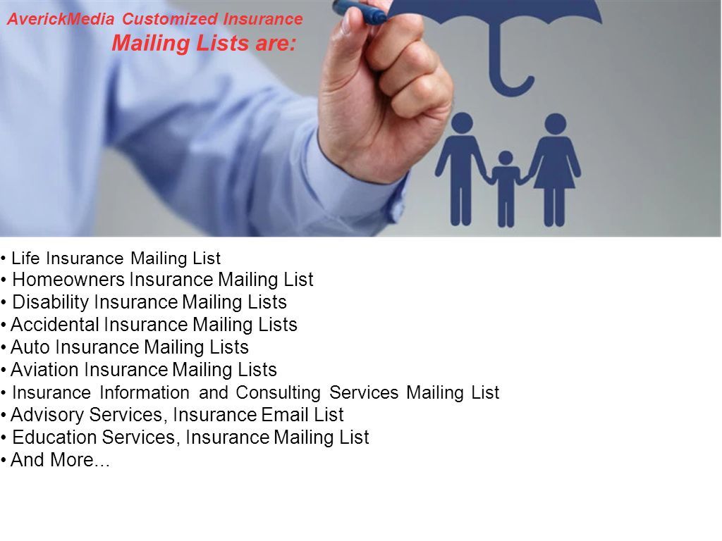Insurance Mailing Lists Ppt Download insurance-mailing-lists-ppt-download