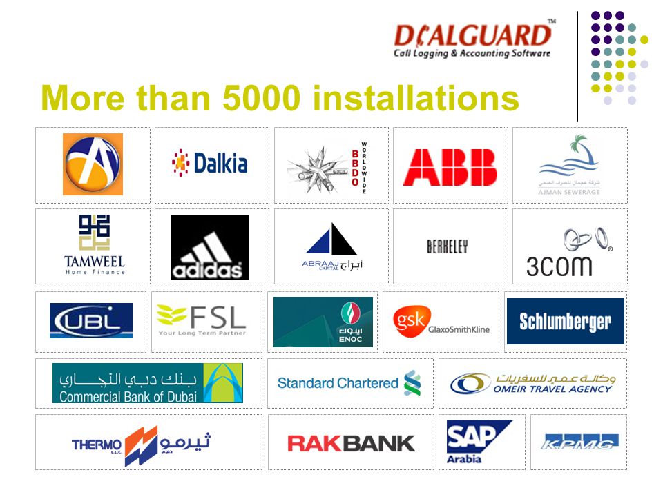 More than 5000 installations