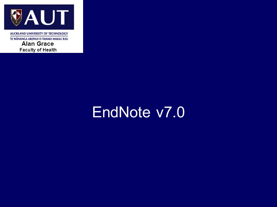 Endnote Endnote