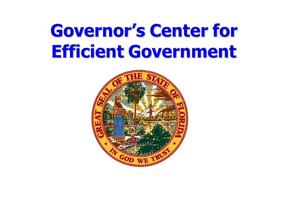 Governor’s Center for Efficient Government