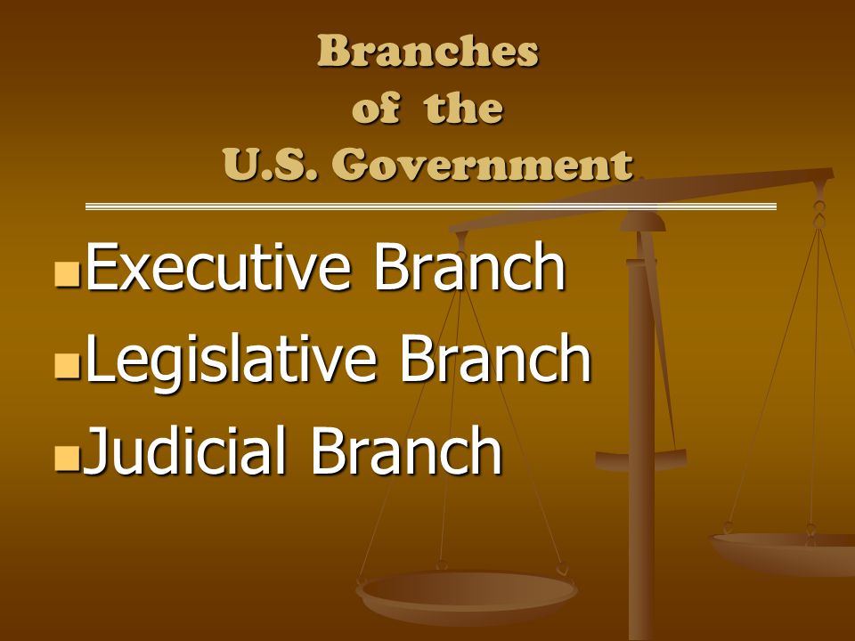 Branches of the U.S.