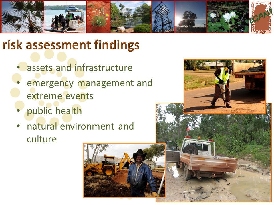 assets and infrastructure emergency management and extreme events public health natural environment and culture