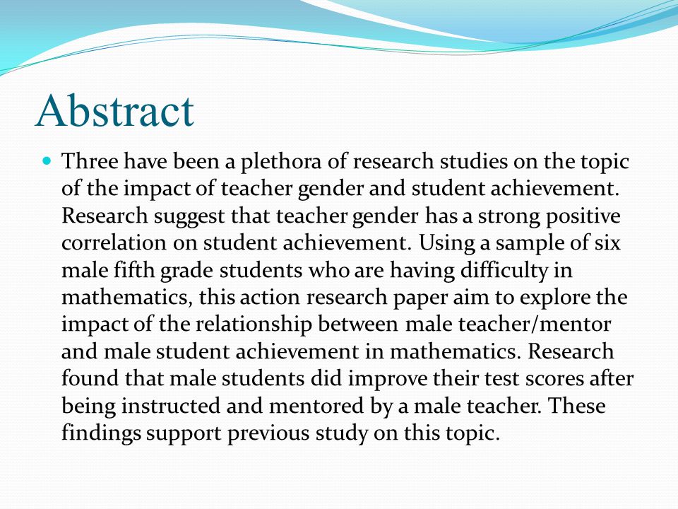 examples of action research papers in education