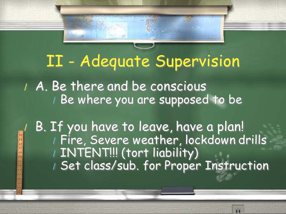 I - Proper Instruction / A.