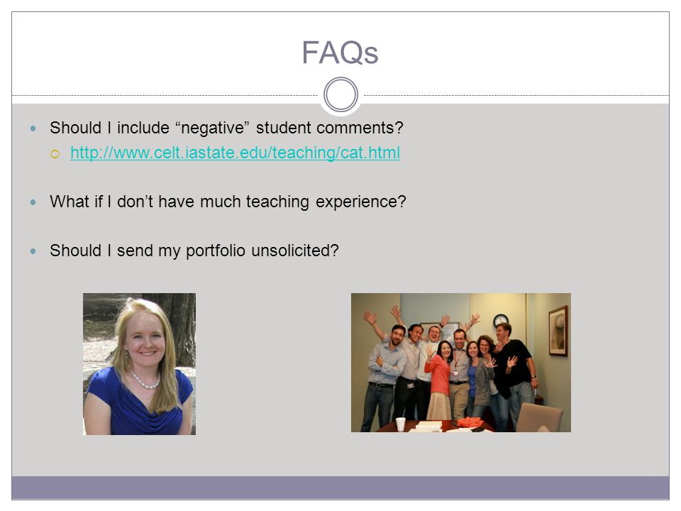 FAQs Should I include negative student comments.