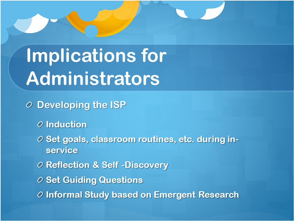 Sustainability Creating A TeacherLearner Climate through Mentoring