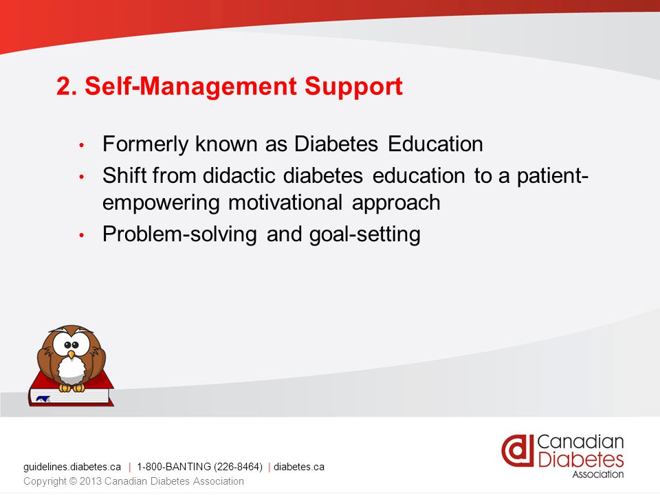 guidelines.diabetes.ca | BANTING ( ) | diabetes.ca Copyright © 2013 Canadian Diabetes Association 2.