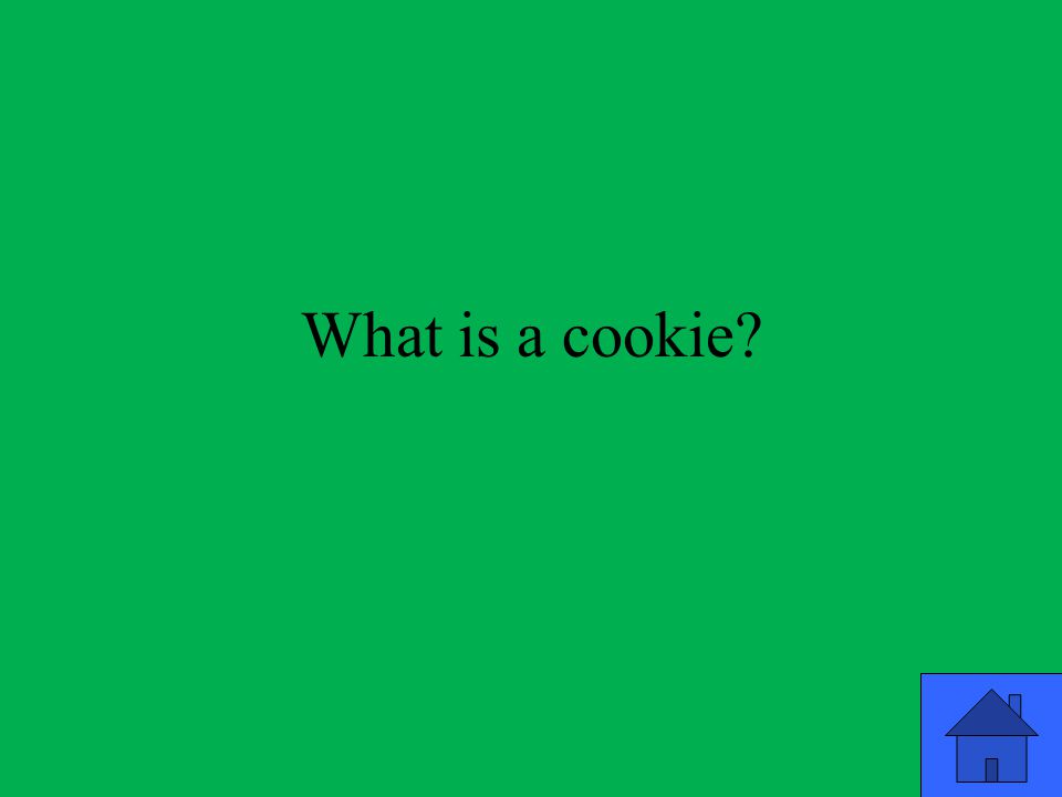 What is a cookie