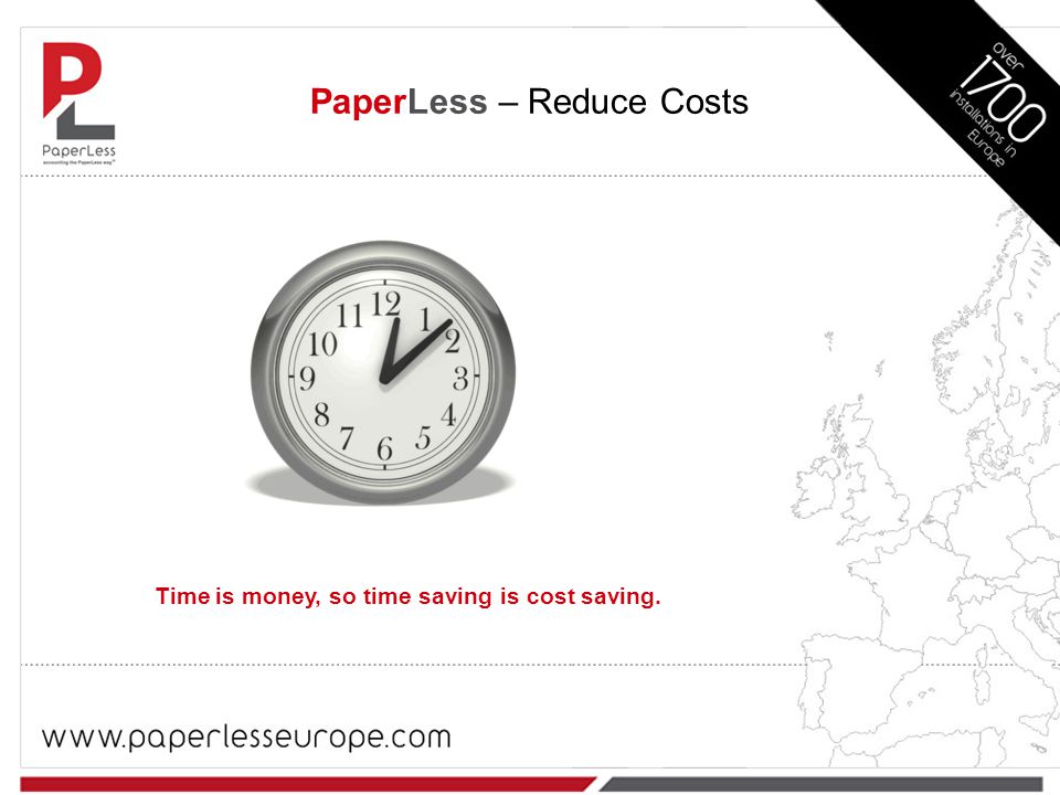 Time is money, so time saving is cost saving.