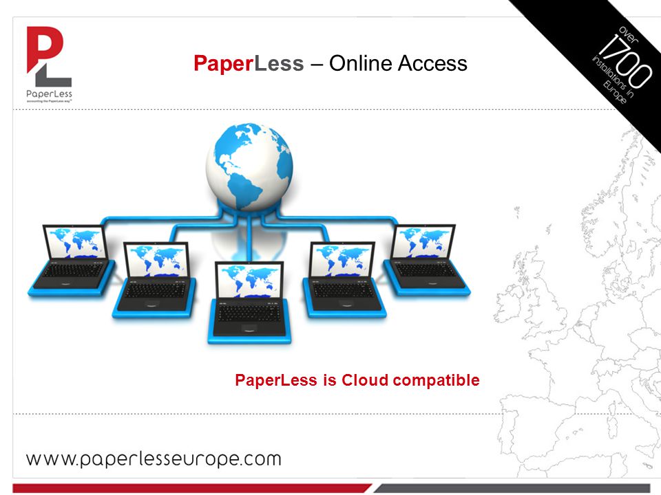 PaperLess is Cloud compatible PaperLess – Online Access