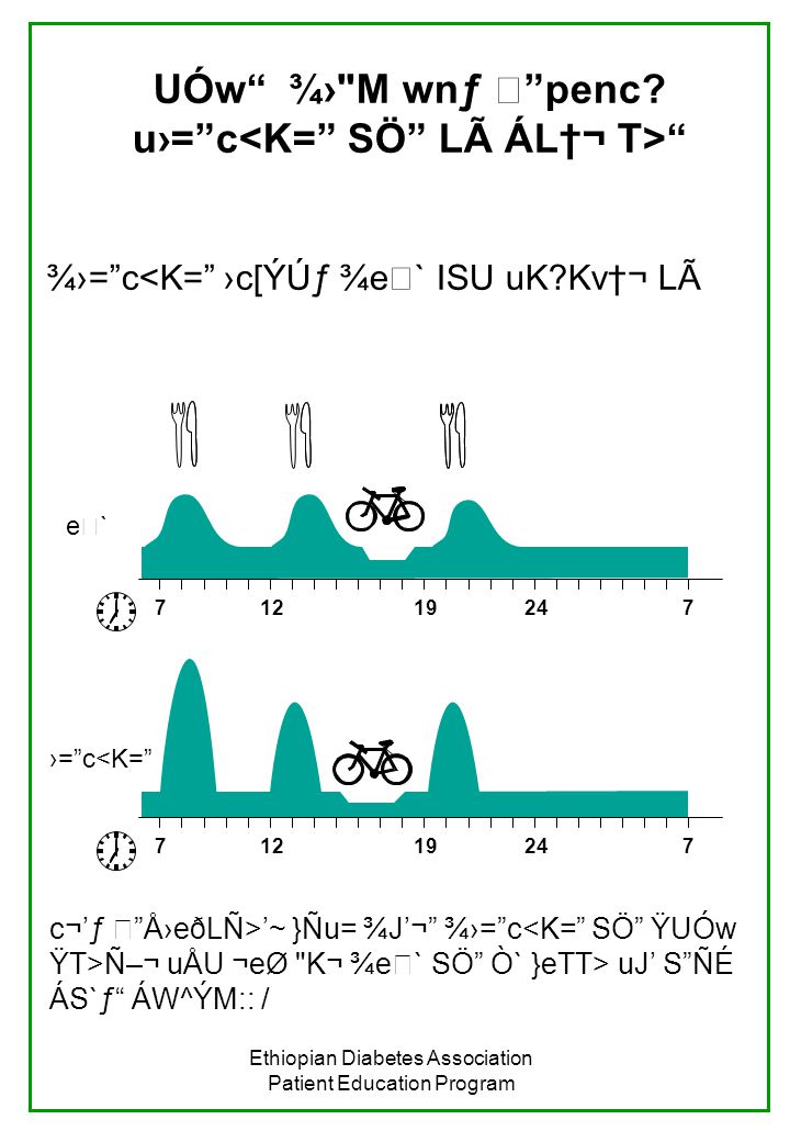 Ethiopian Diabetes Association Patient Education Program ƒaaa E Isu Tiu Kis C E Isu ƒui ƒ Yao U Od C Yaoc Etm Waemne D Eƒ ÿo Ppt Download