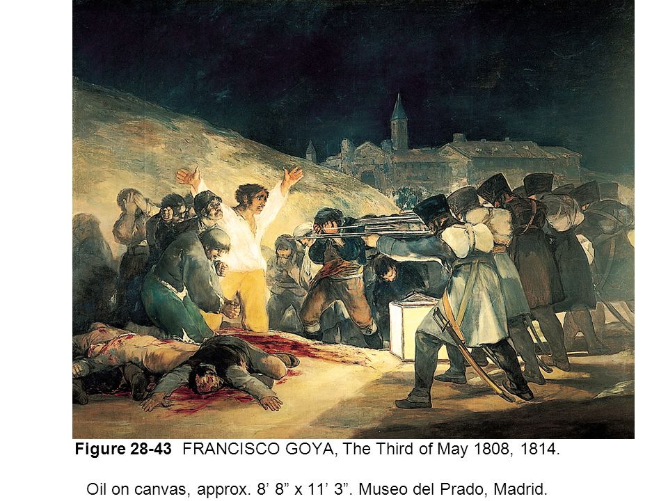 Figure FRANCISCO GOYA, The Third of May 1808, 1814.