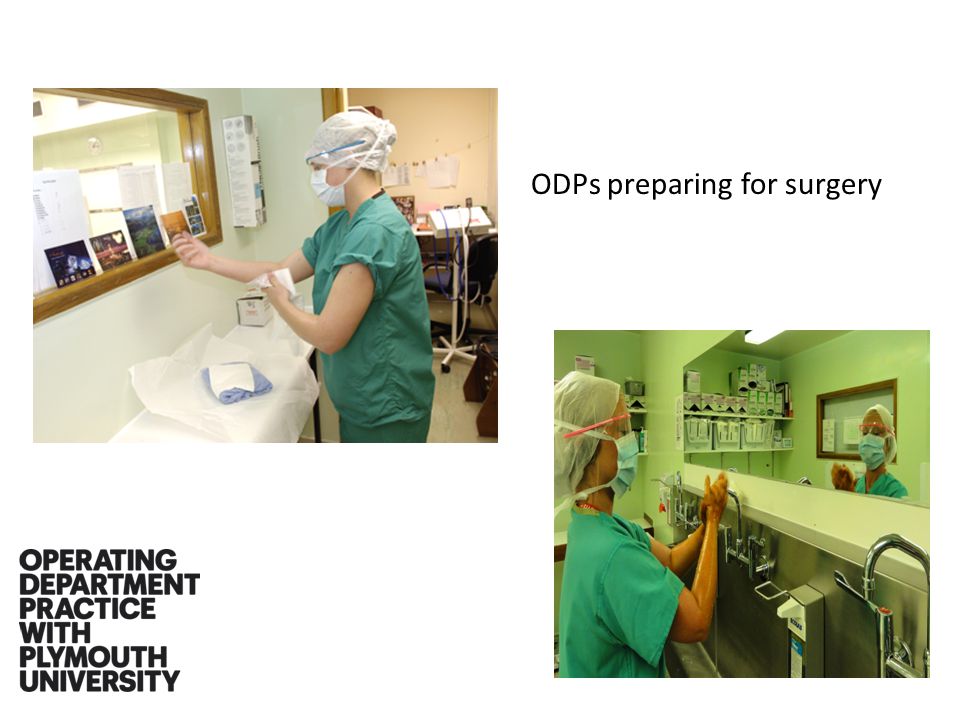 ODPs preparing for surgery
