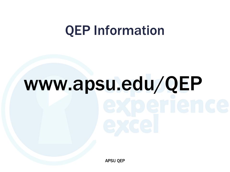 QEP Information   APSU QEP
