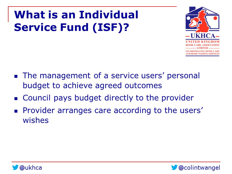 What is an Individual Service Fund (ISF).