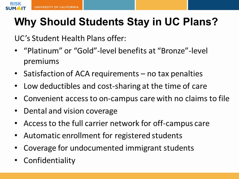 Why Should Students Stay in UC Plans.