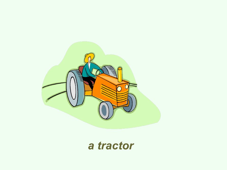 a tractor