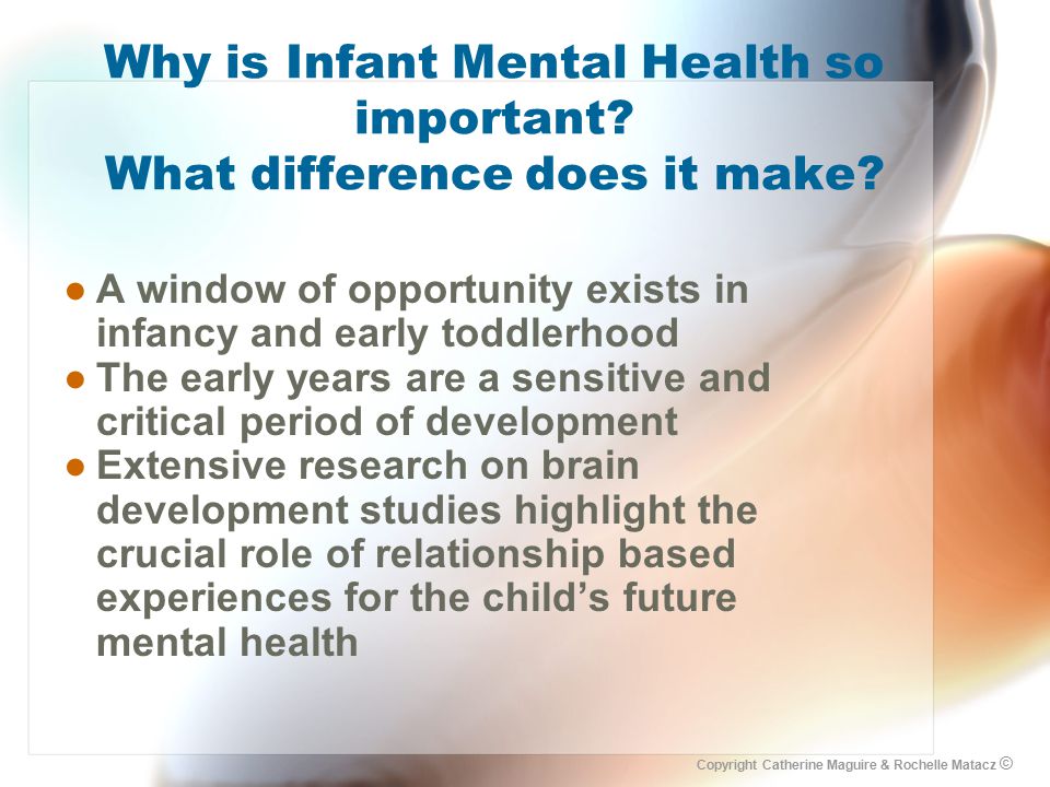 Infant Mental Health  - A Publication Of The American Counseling Association