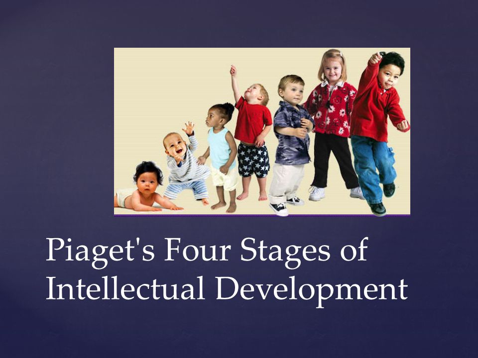 Piaget s Four Stages of Intellectual Development