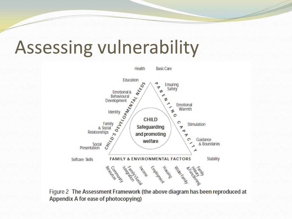Assessing vulnerability