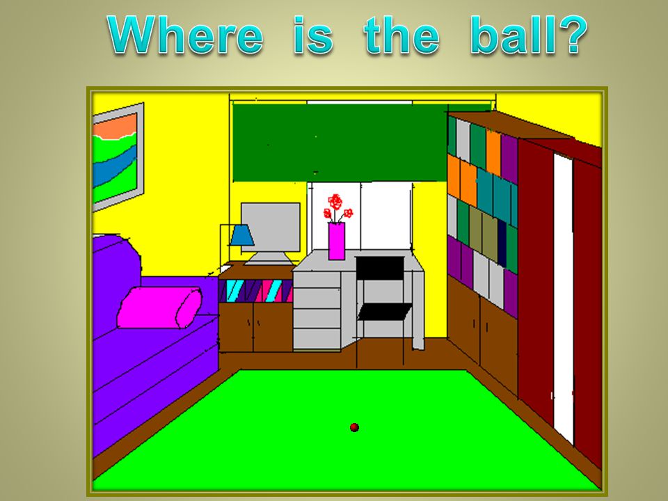 1 Wall 2 Floor 3 Window 4 Curtain 5 Carpet 6 Desk 7 Vase 8
