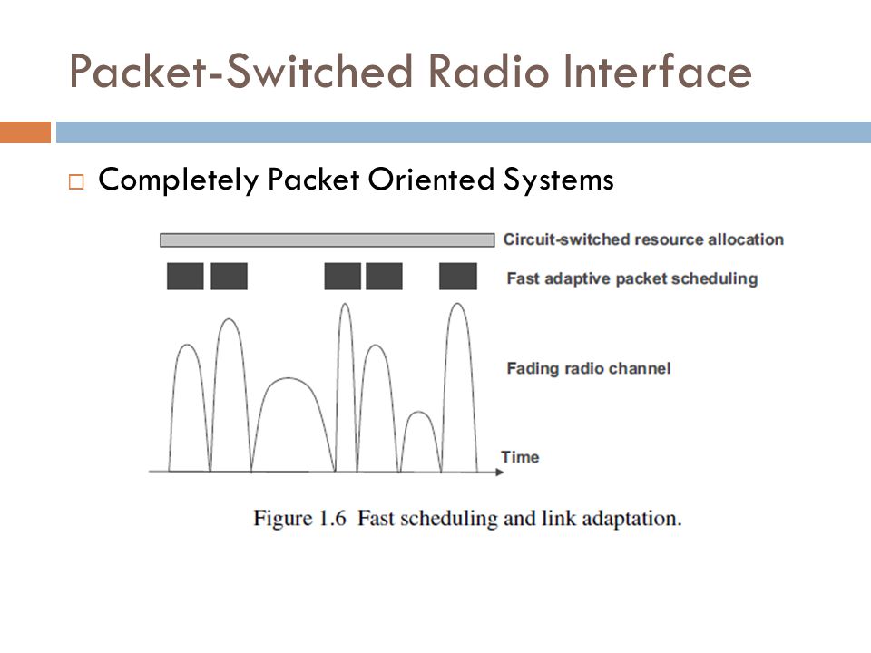 Packet-Switched Radio Interface  Completely Packet Oriented Systems