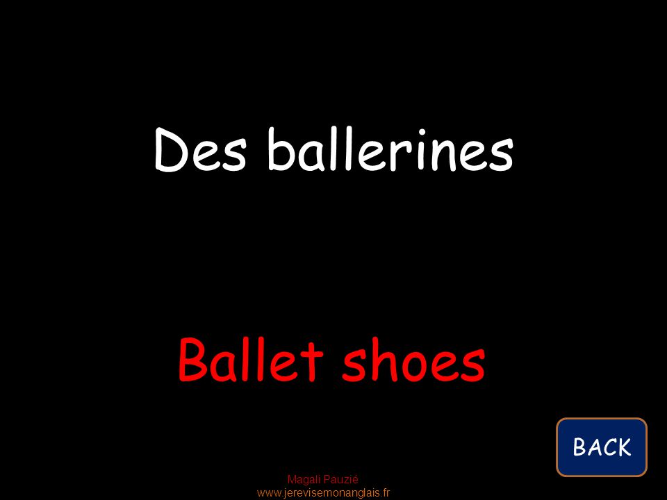 Magali Pauzié   Ballet shoes Des ballerines BACK
