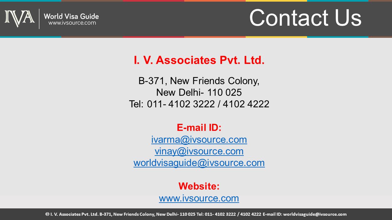  I. V. Associates Pvt. Ltd.