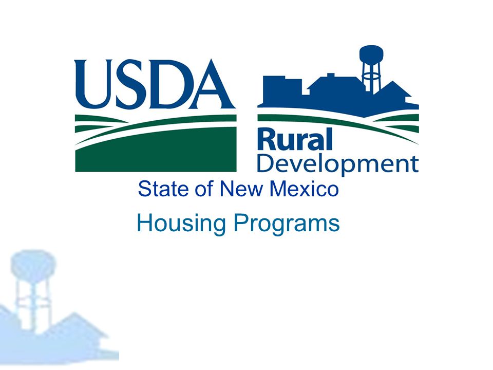 State of New Mexico Housing Programs