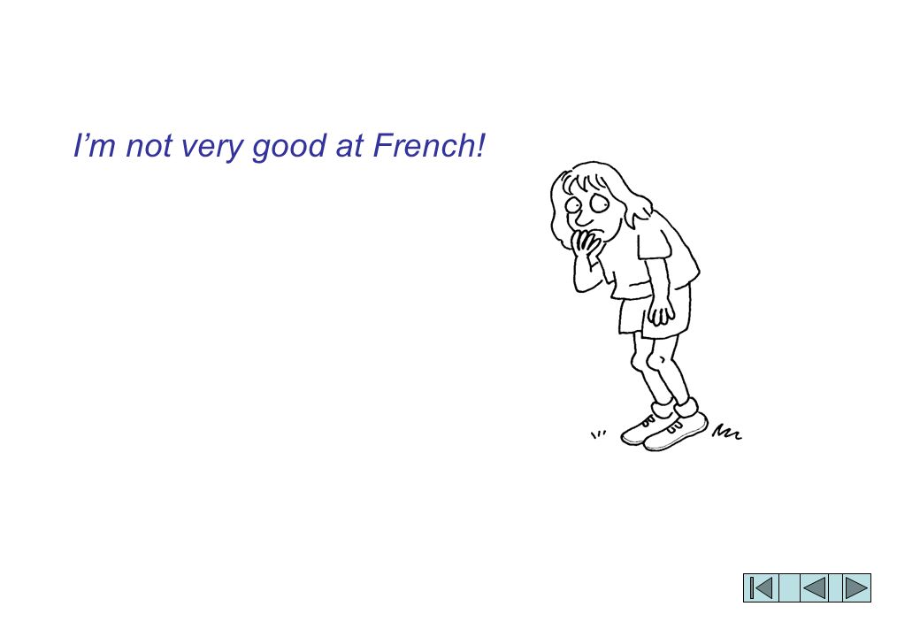 I’m not very good at French!