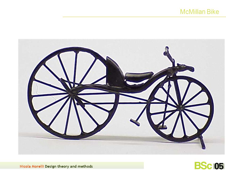 Nicola Morelli Design theory and methods McMillan Bike