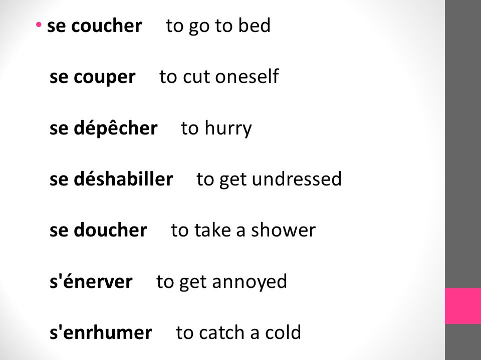 Les Verbes Reflechis Reflexive Verbs What Are Pronouns Pronouns Take Many Forms And Perform Different Actions Subject Pronouns Personal Pronouns That Ppt Download