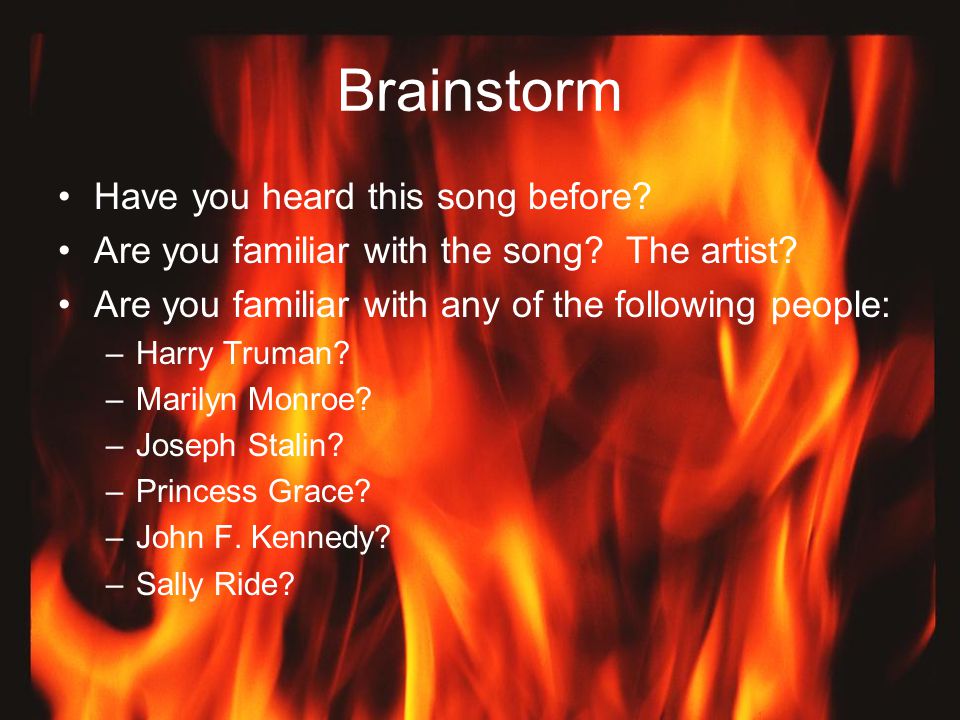 We Didn't Start The Fire Billy Joel Global History Ppt Download