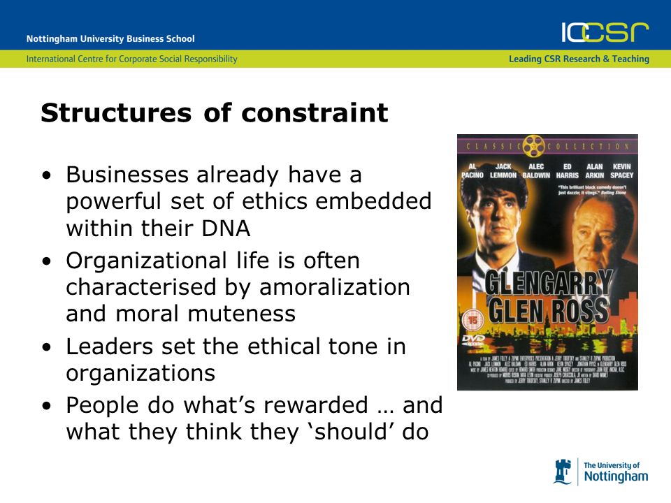 Often The Ethical Tone Of A Business Is Set By: Master class on business ethics Andy Crane Dirk Matten. - ppt download