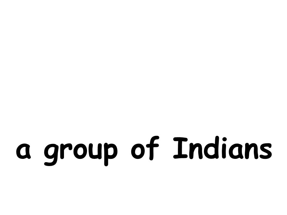 a group of Indians