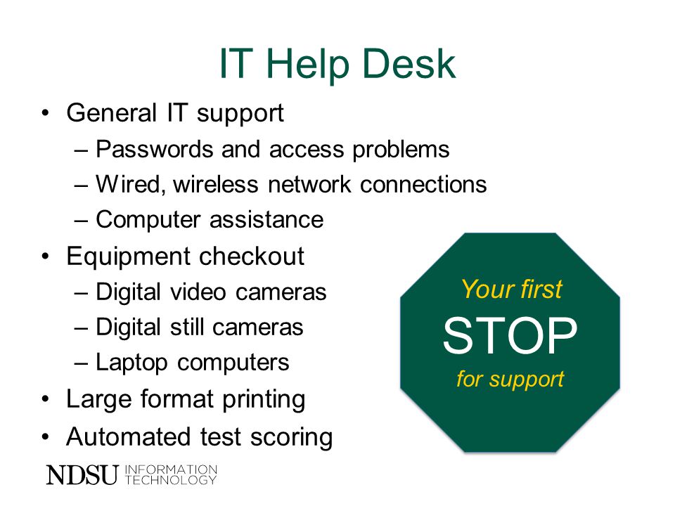 Information Technology Services And Support Ppt Download