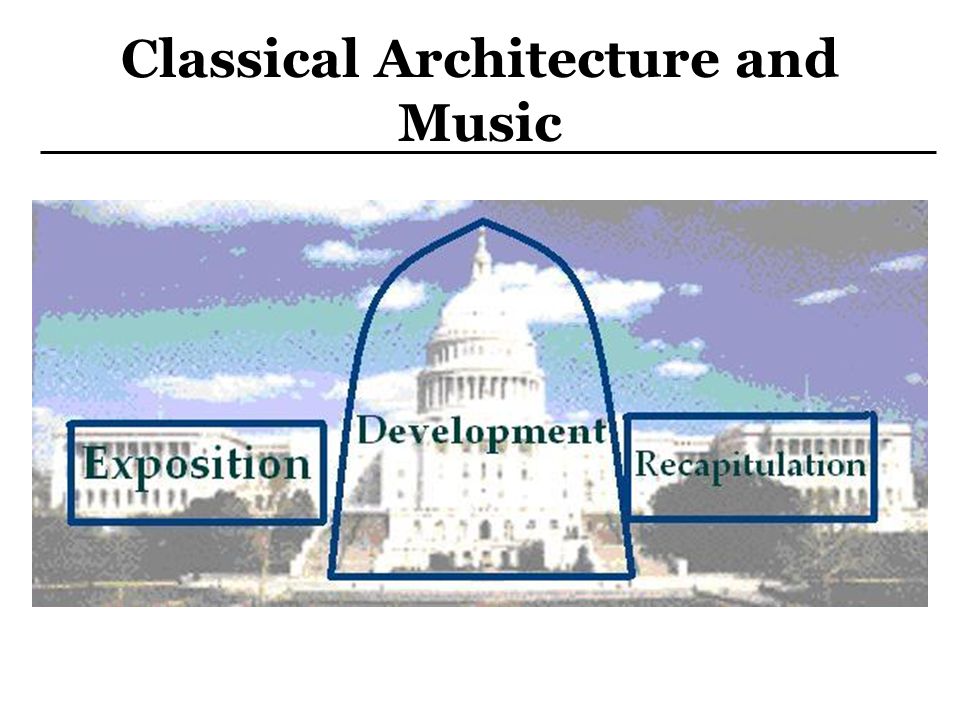 Classical Architecture and Music