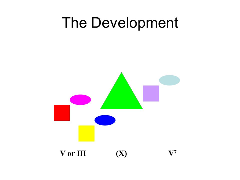 The Development V or III(X)V 7