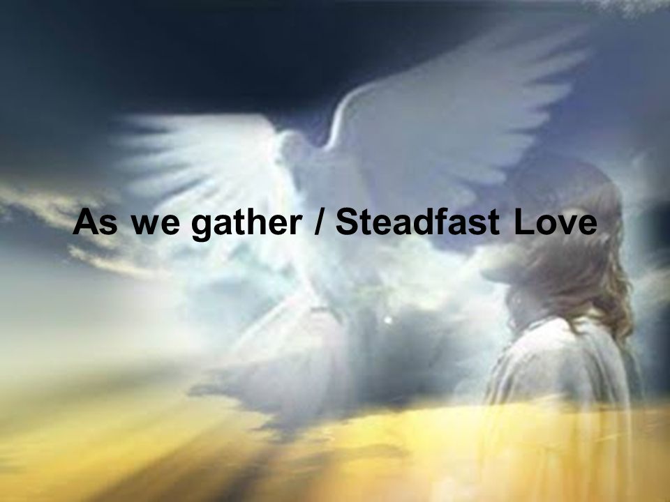 As we gather / Steadfast Love
