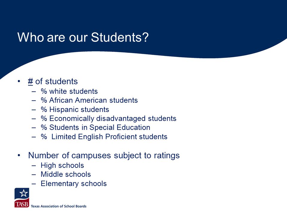 Who are our Students.